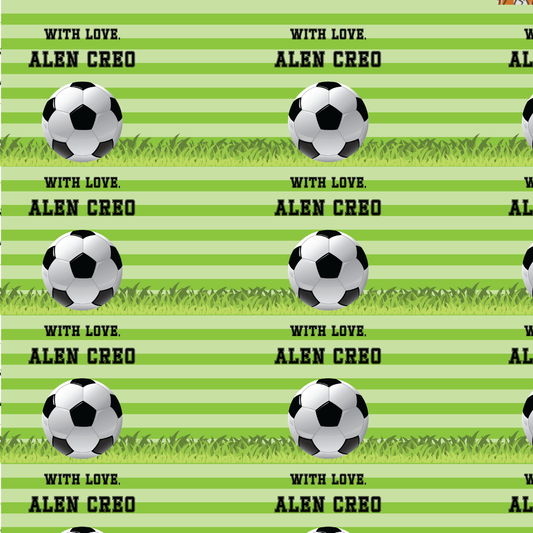 Gift Wrapping Paper  - Football Frenzy