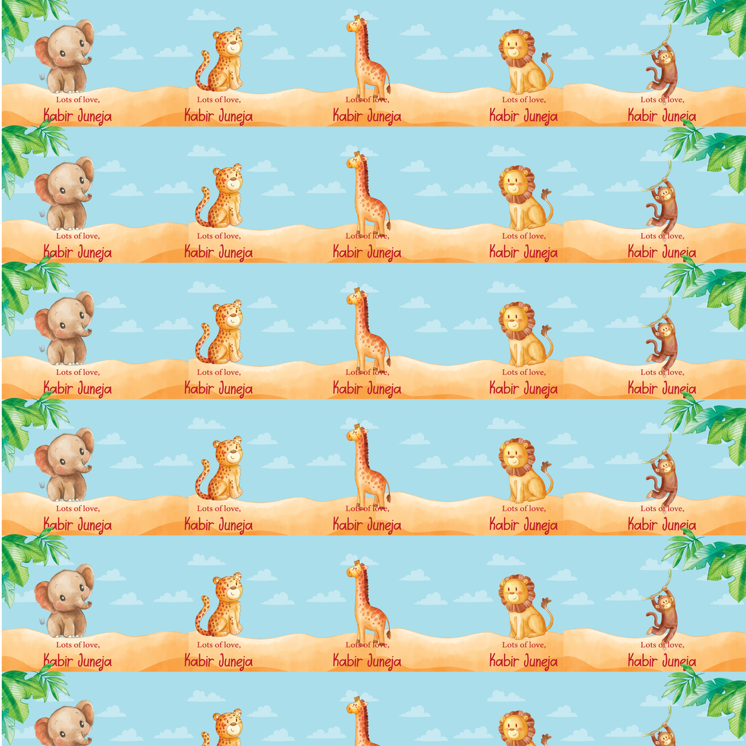 Gift Wrapping Paper  - Jungle Joy