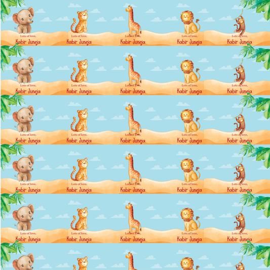 Gift Wrapping Paper  - Jungle Joy