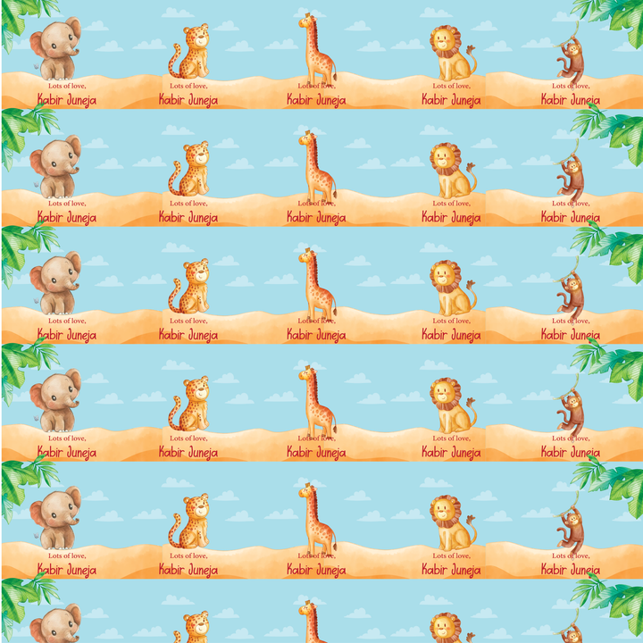 Gift Wrapping Paper  - Jungle Joy