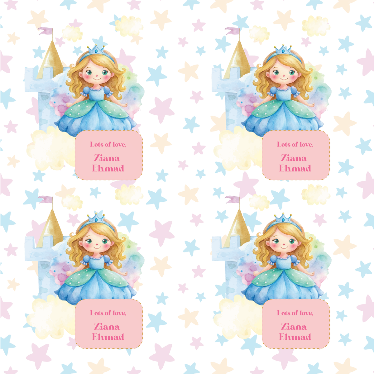 Gift Wrapping Paper -  Sweet Princess