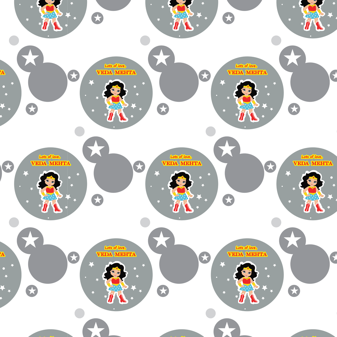Gift Wrapping Paper -  Wonder Woman Power