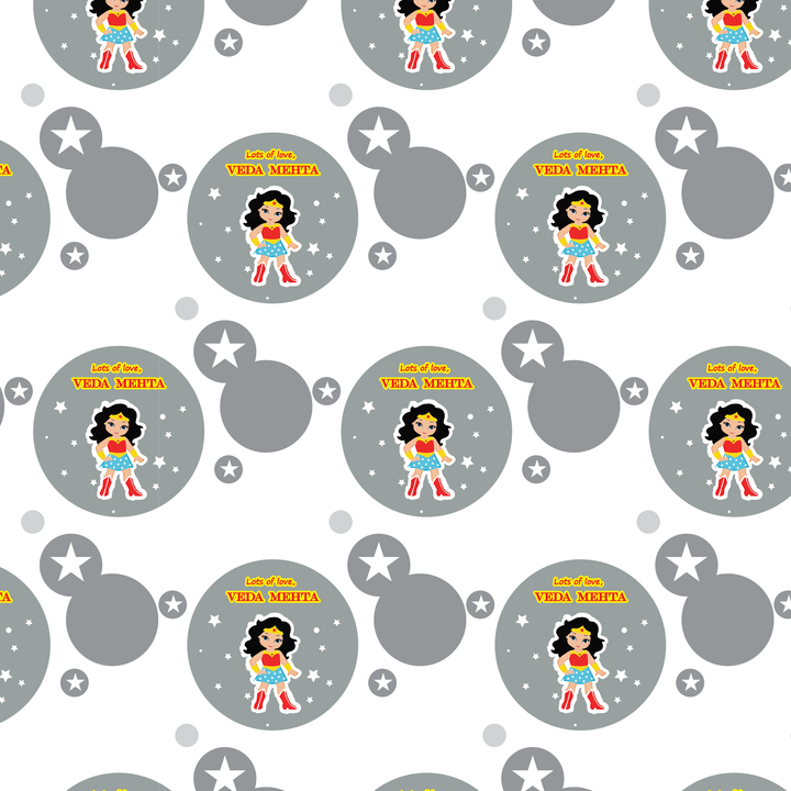 Gift Wrapping Paper -  Wonder Woman Power