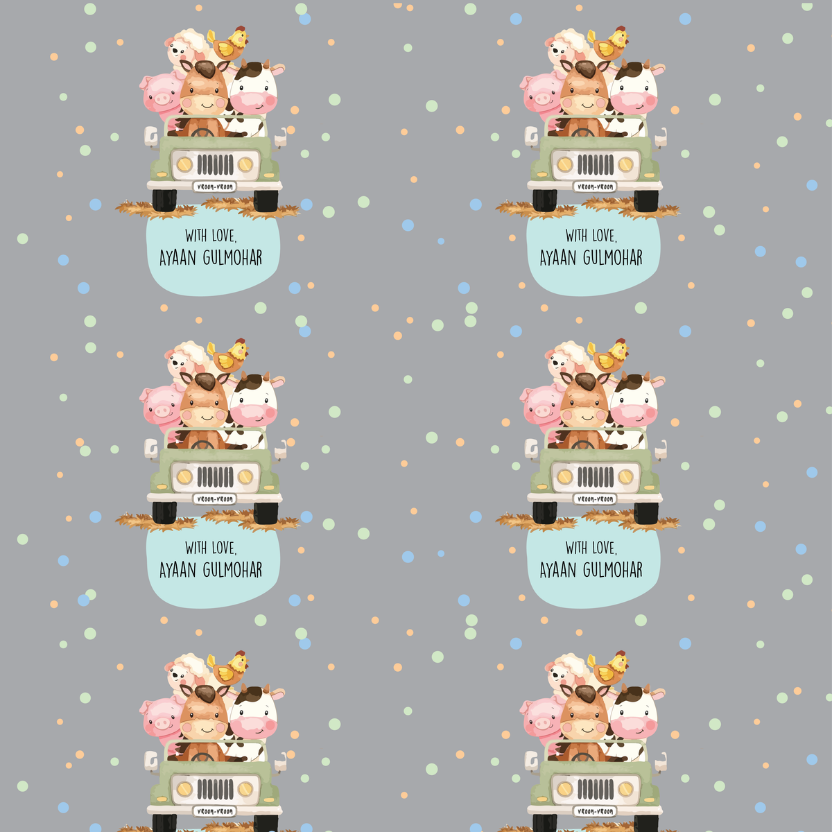 Gift Wrapping Paper - Animal Adventure