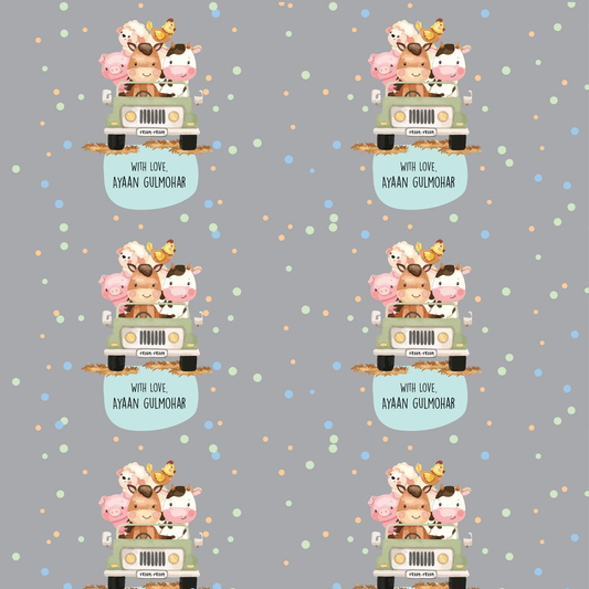 Gift Wrapping Paper - Animal Adventure