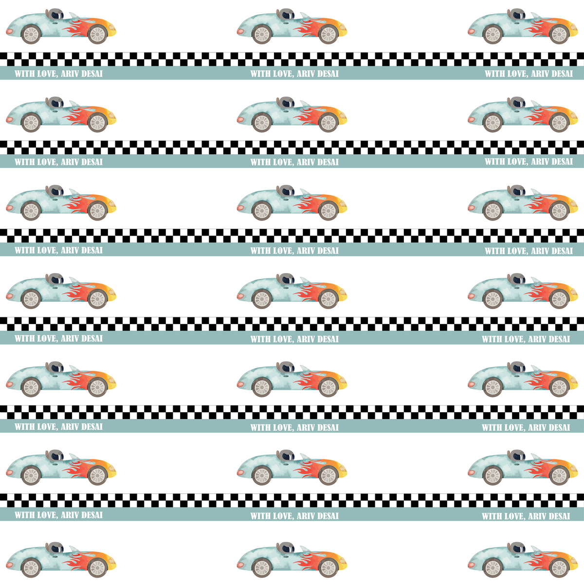 Gift Wrapping Paper - Vroom Vroom