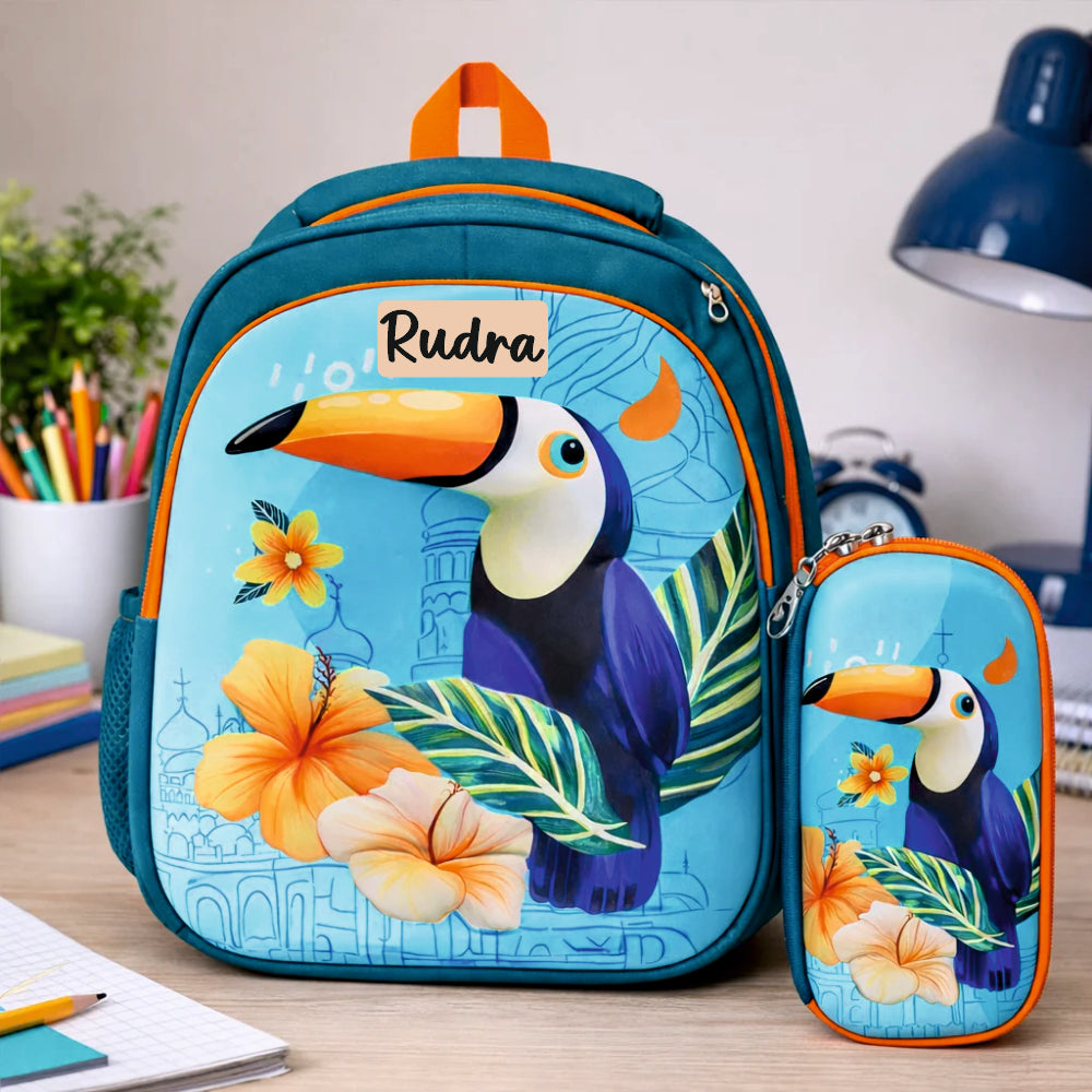 Giggle & Go For Todlers & Kids Backpack- Tropical Toucan