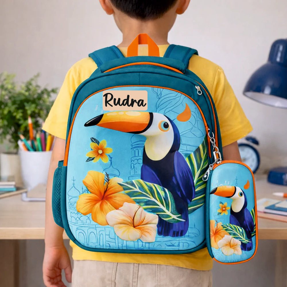 Giggle & Go For Todlers & Kids Backpack- Tropical Toucan