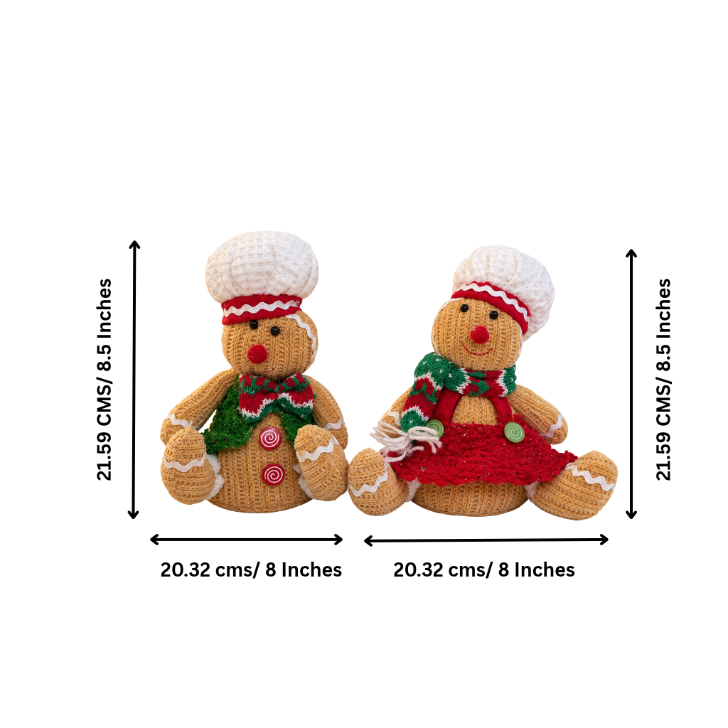 Gingerbread Chef Glow – Set of 2