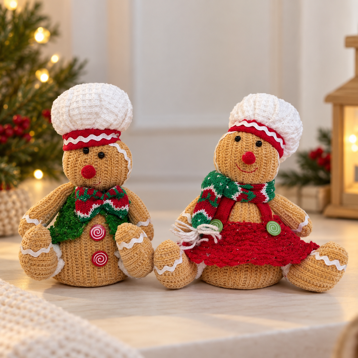 Gingerbread Chef Glow – Set of 2