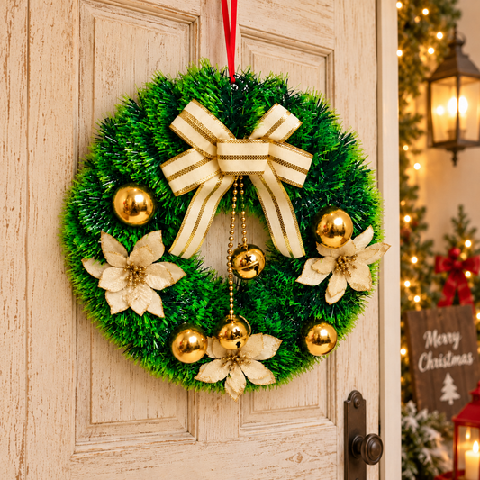 15" Golden Glow Wreath