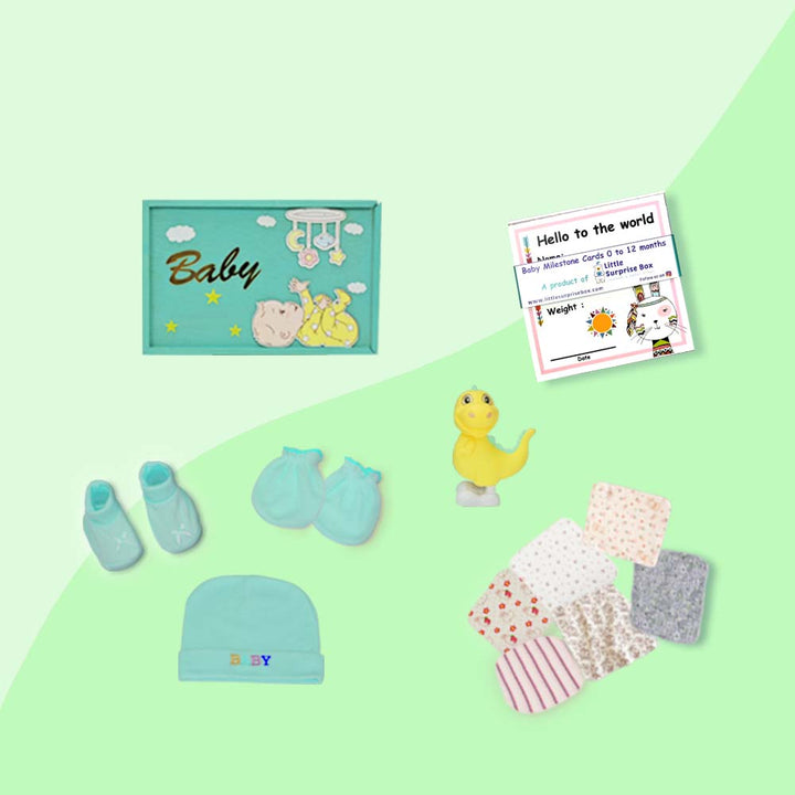 Green Twinkle Star Newborn Hamper Gift Set