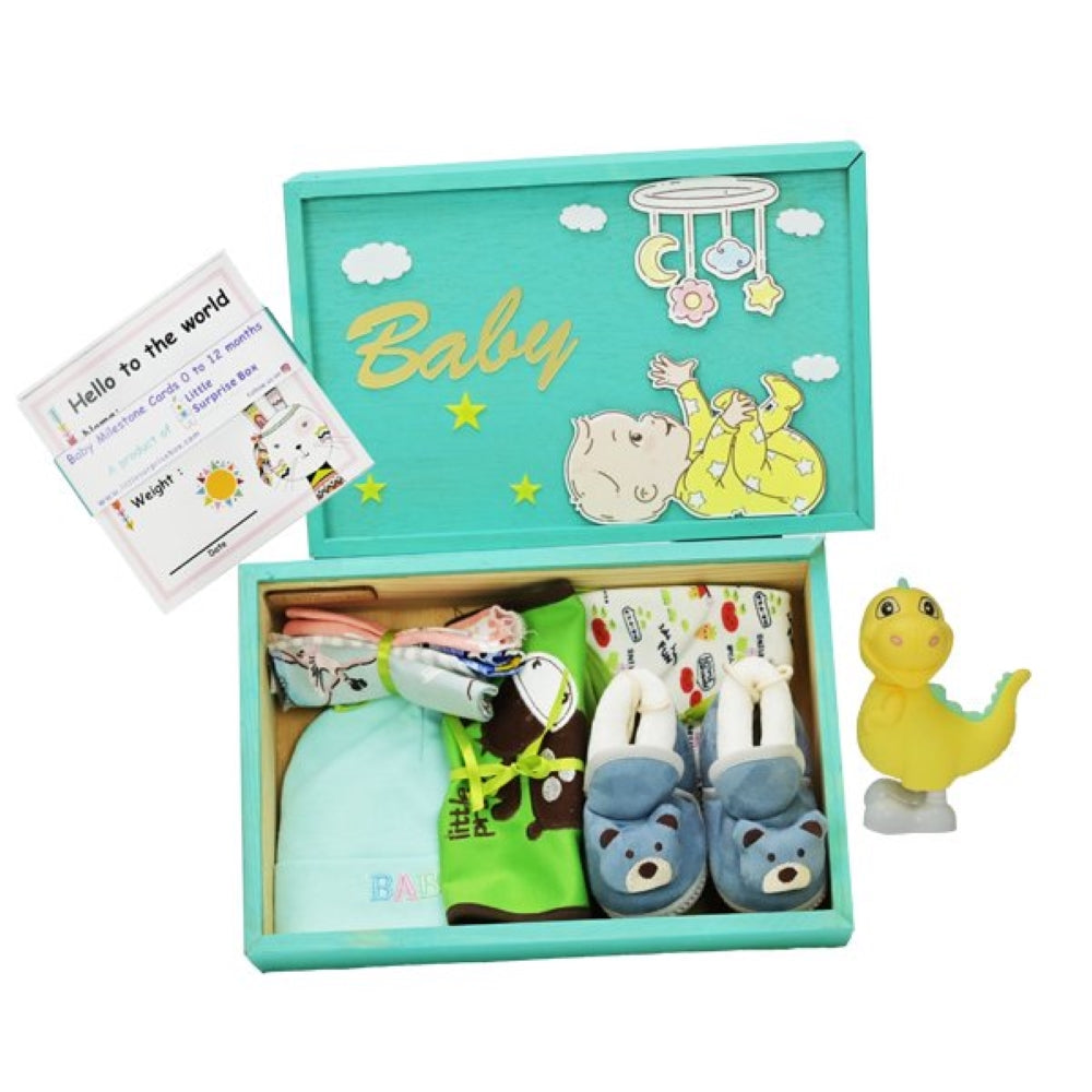 Green Twinkle Star Newborn Hamper Gift Set