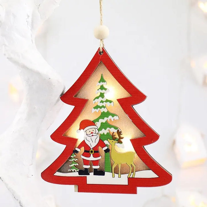 Babble Wrap Starlight Snow Ornament- Tree