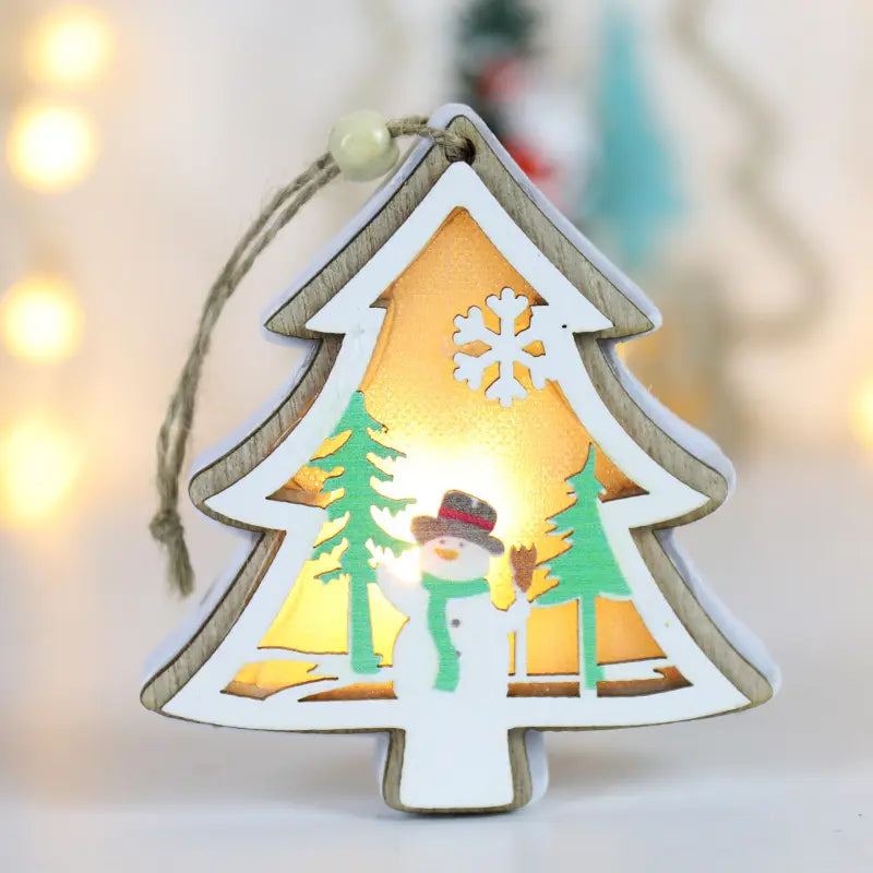 Babble Wrap Pearl Light Charm- Snowman