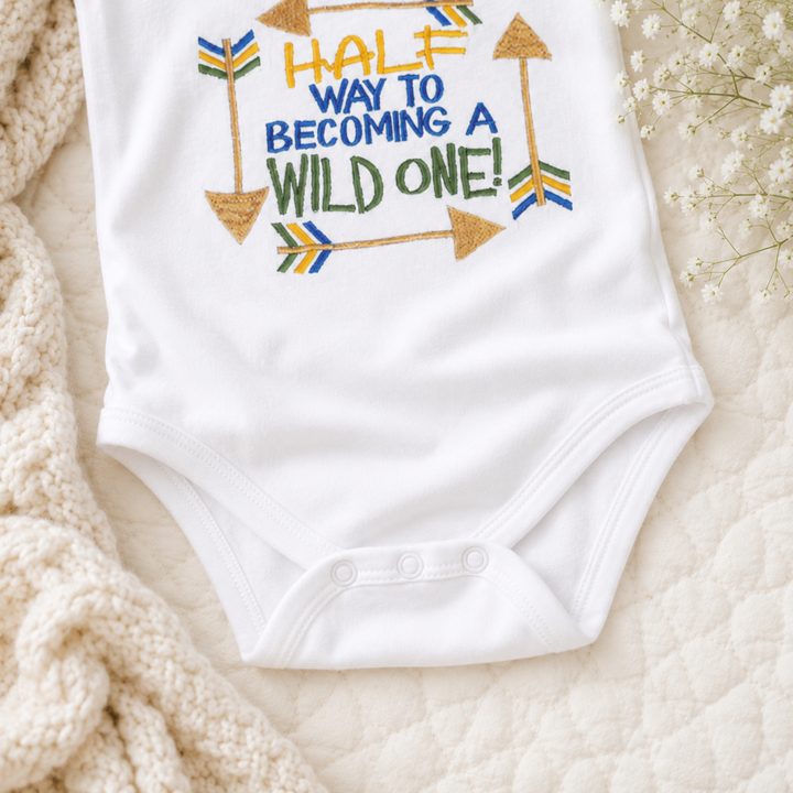 Half Way To Wild One Romper