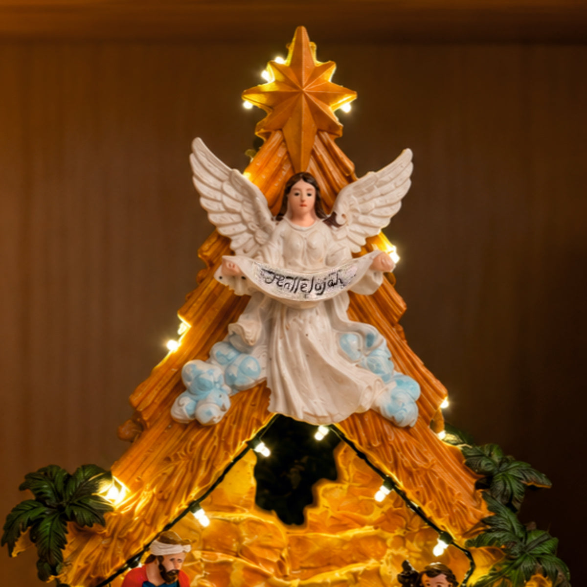 Hallelujah Rotating Musical Nativity Scene