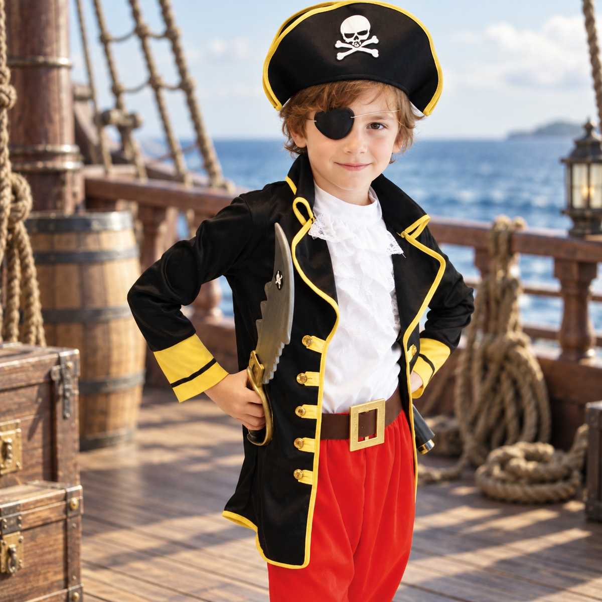 Halloween costume - Pirate Captain Jack