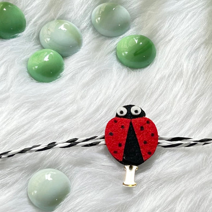 Babble Wrap Handmade Felt Rakhi With Initials - FlutterBy