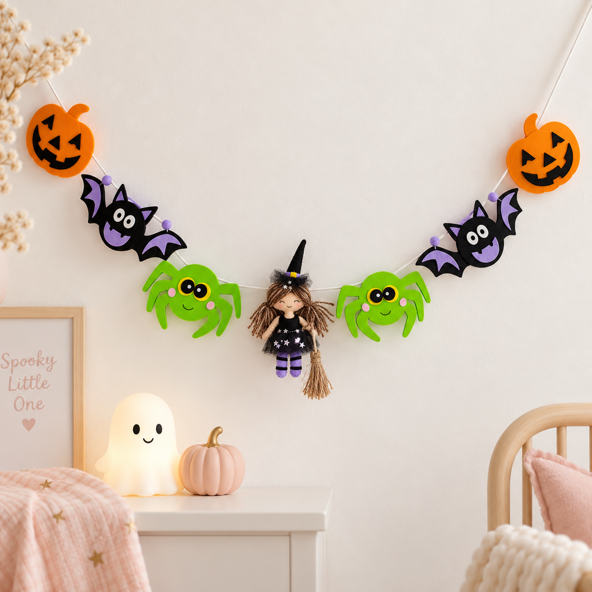 Happy Halloween Bunting – The Witch & Her Boo Crew