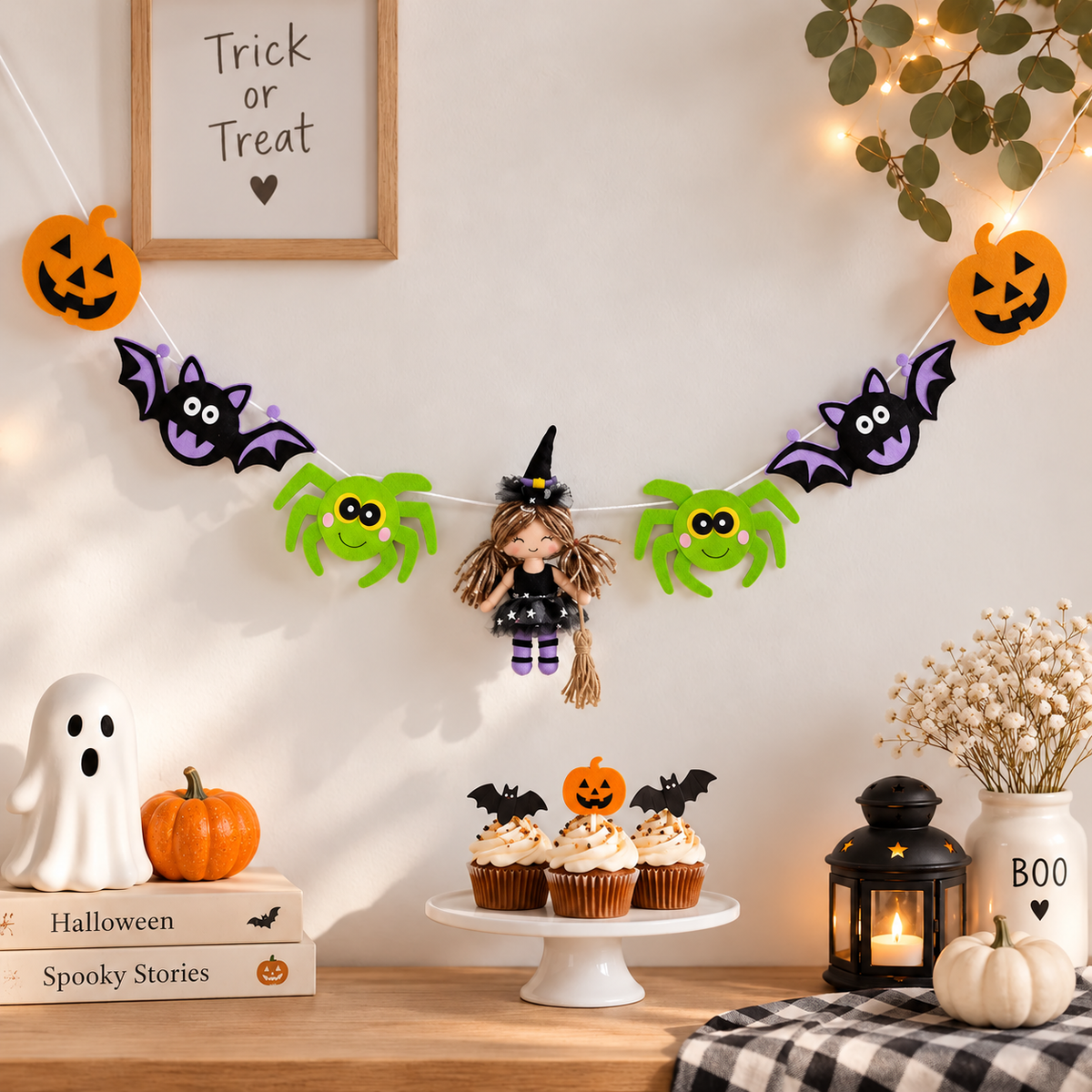 Happy Halloween Bunting – The Witch & Her Boo Crew