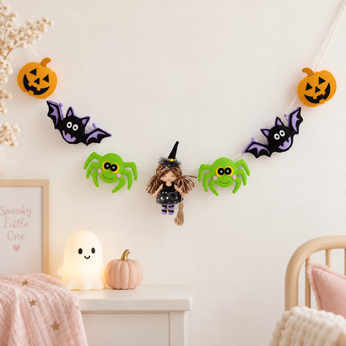 Happy Halloween Bunting – The Witch & Her Boo Crew