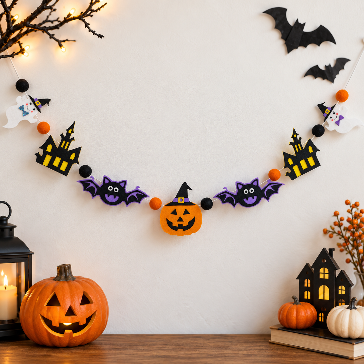 Happy Halloween Bunting – Haunted Castle