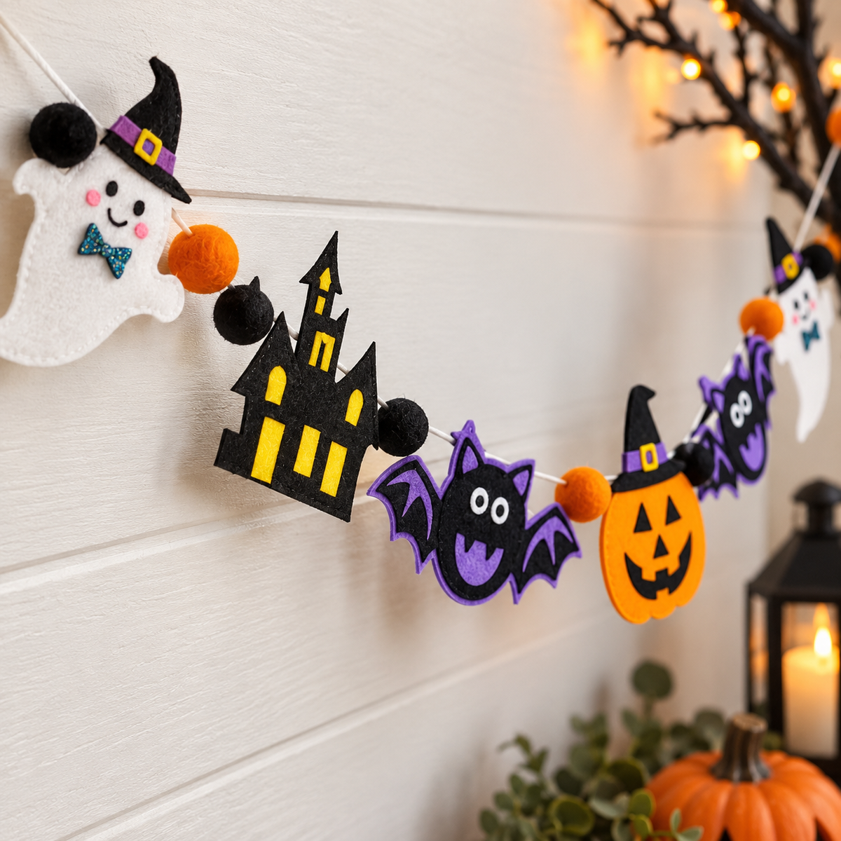 Happy Halloween Bunting – Haunted Castle