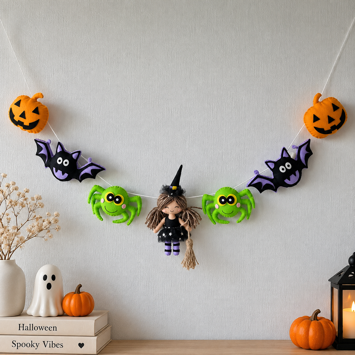 Happy Halloween Bunting – The Witch & Her Boo Crew