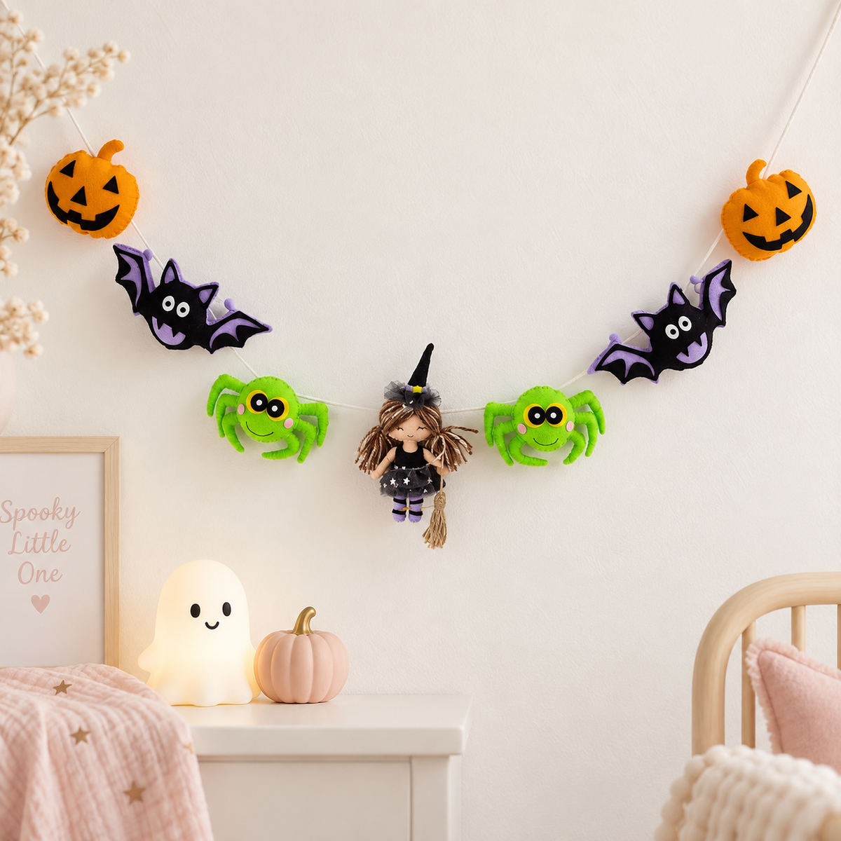 Happy Halloween Bunting – The Witch & Her Boo Crew