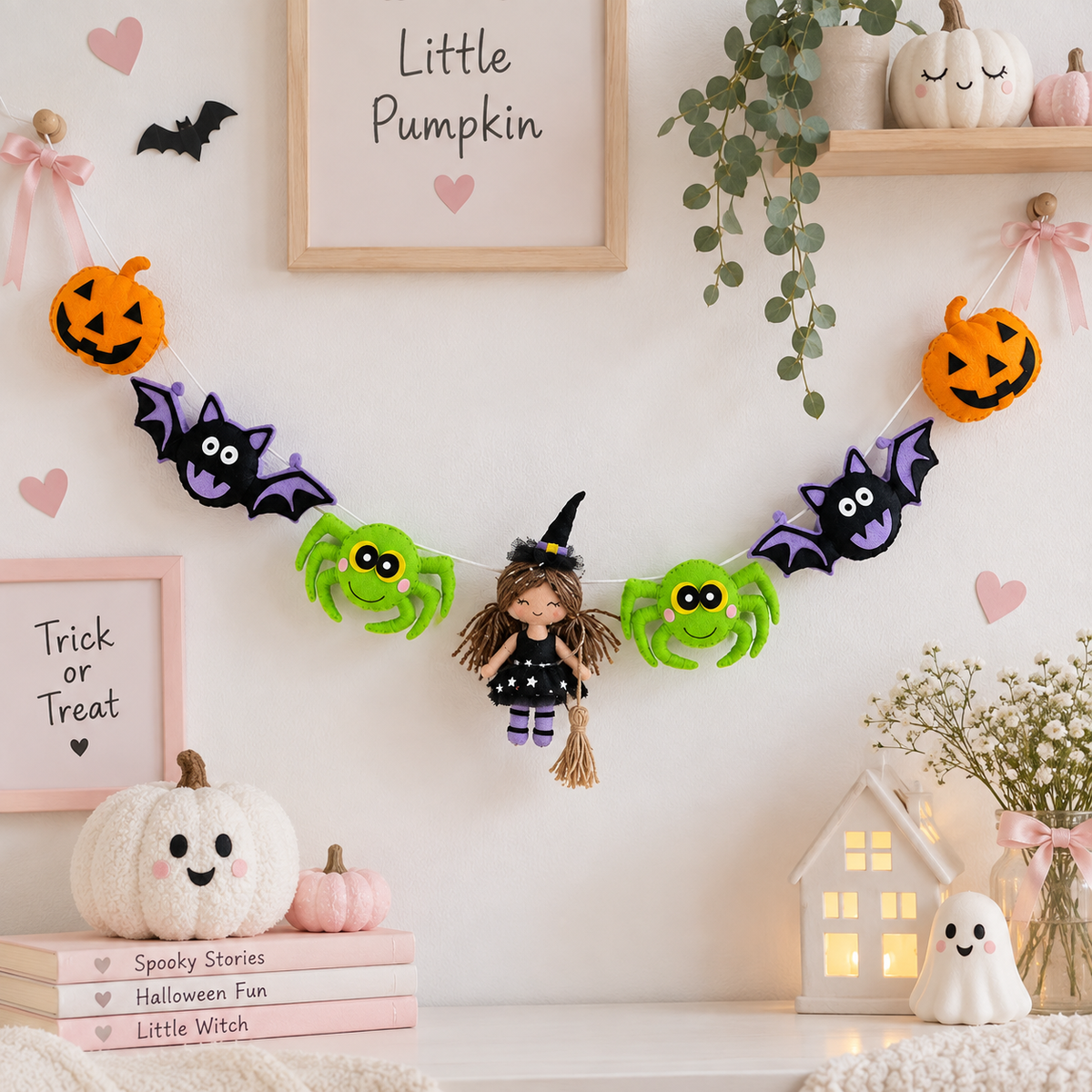 Happy Halloween Bunting – The Witch & Her Boo Crew