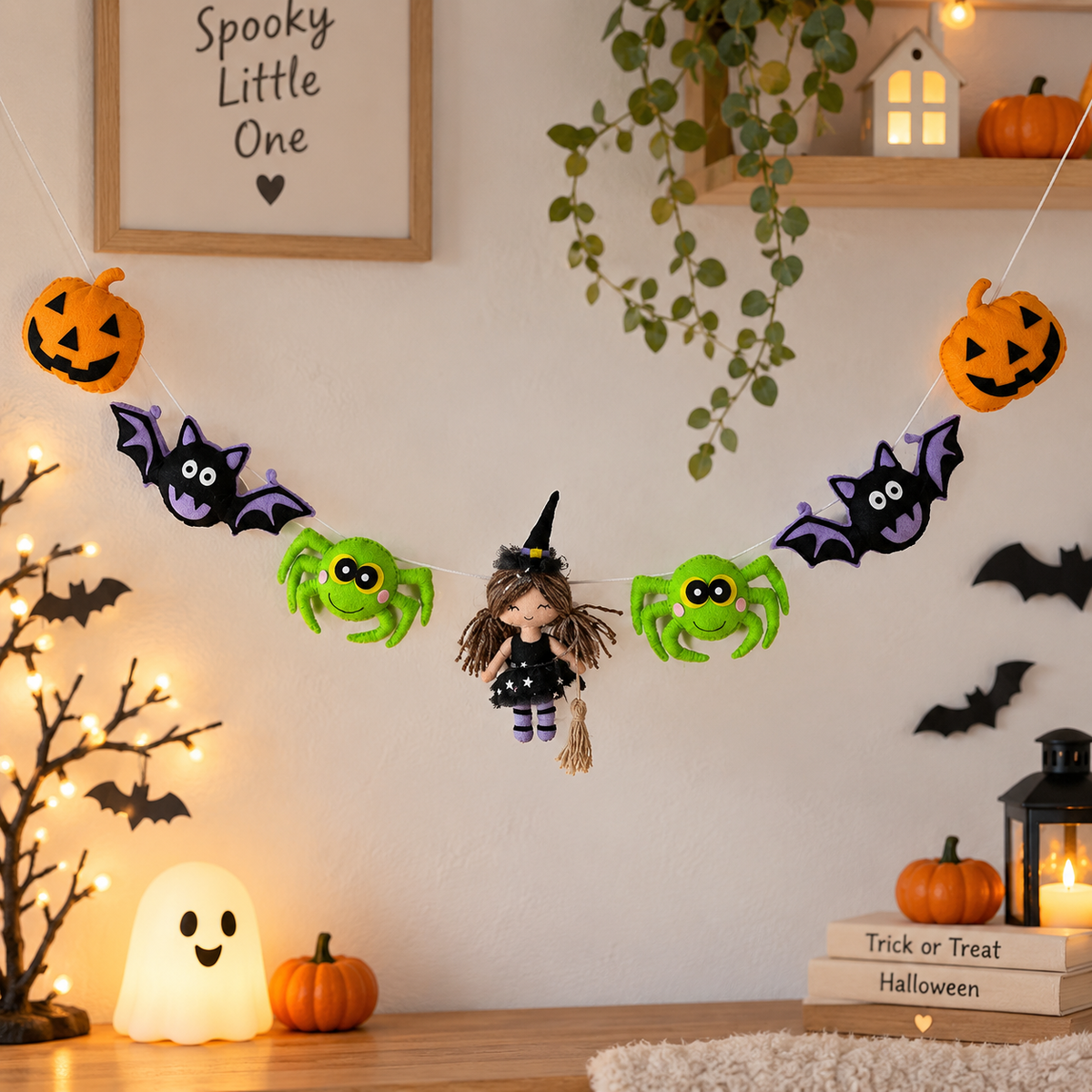 Happy Halloween Bunting – The Witch & Her Boo Crew