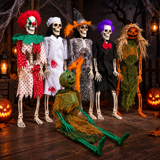 Haunted Skeleton Crew – Set of 6