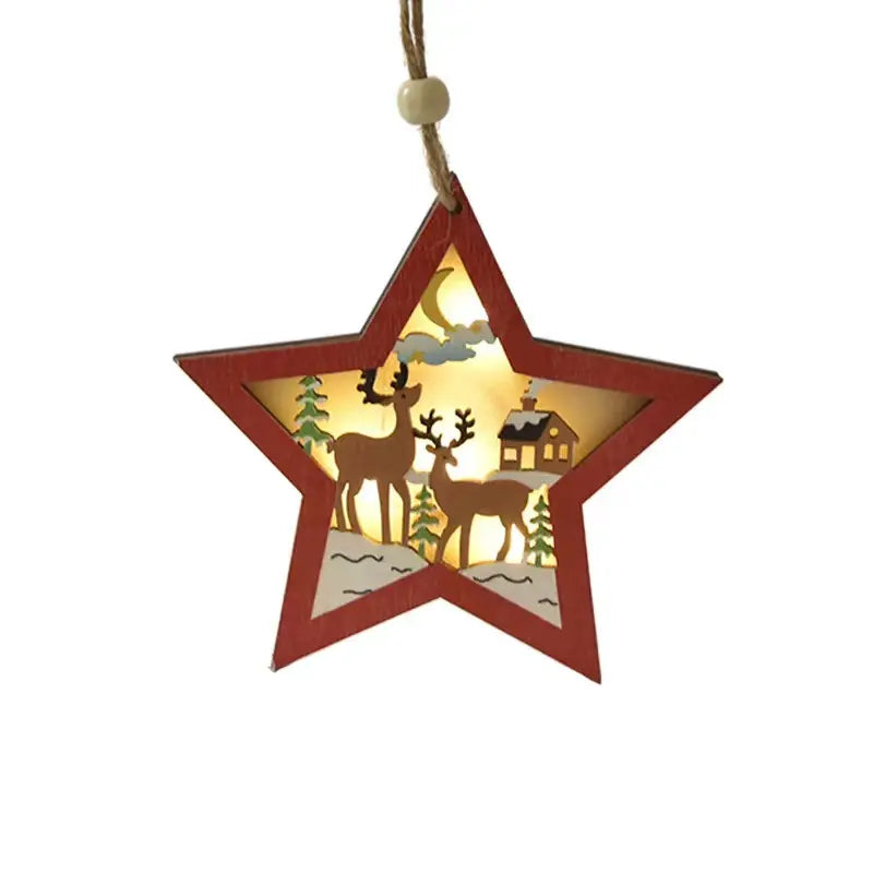 Babble Wrap Starlight Snow Ornament- Star