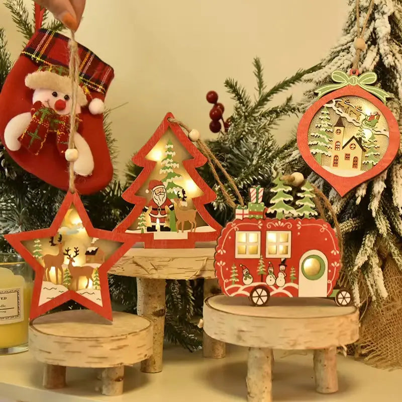 Babble Wrap Starlight Snow Ornament- Set Of 4
