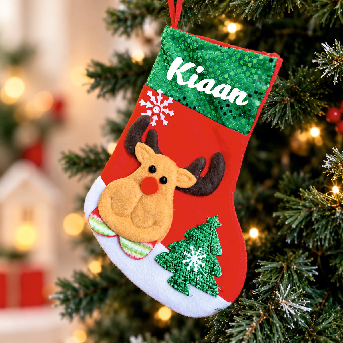 Holiday Cheer Mini Stockings - Set of 3