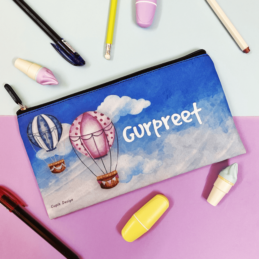 Hot Air Balloon Pencil Case