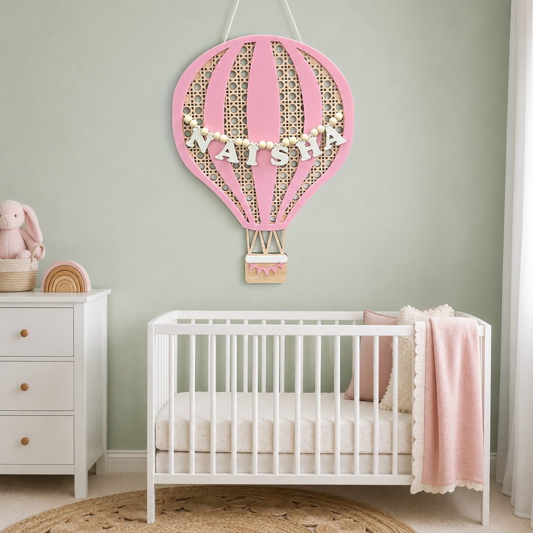 Hot Air Balloon Name Plaque