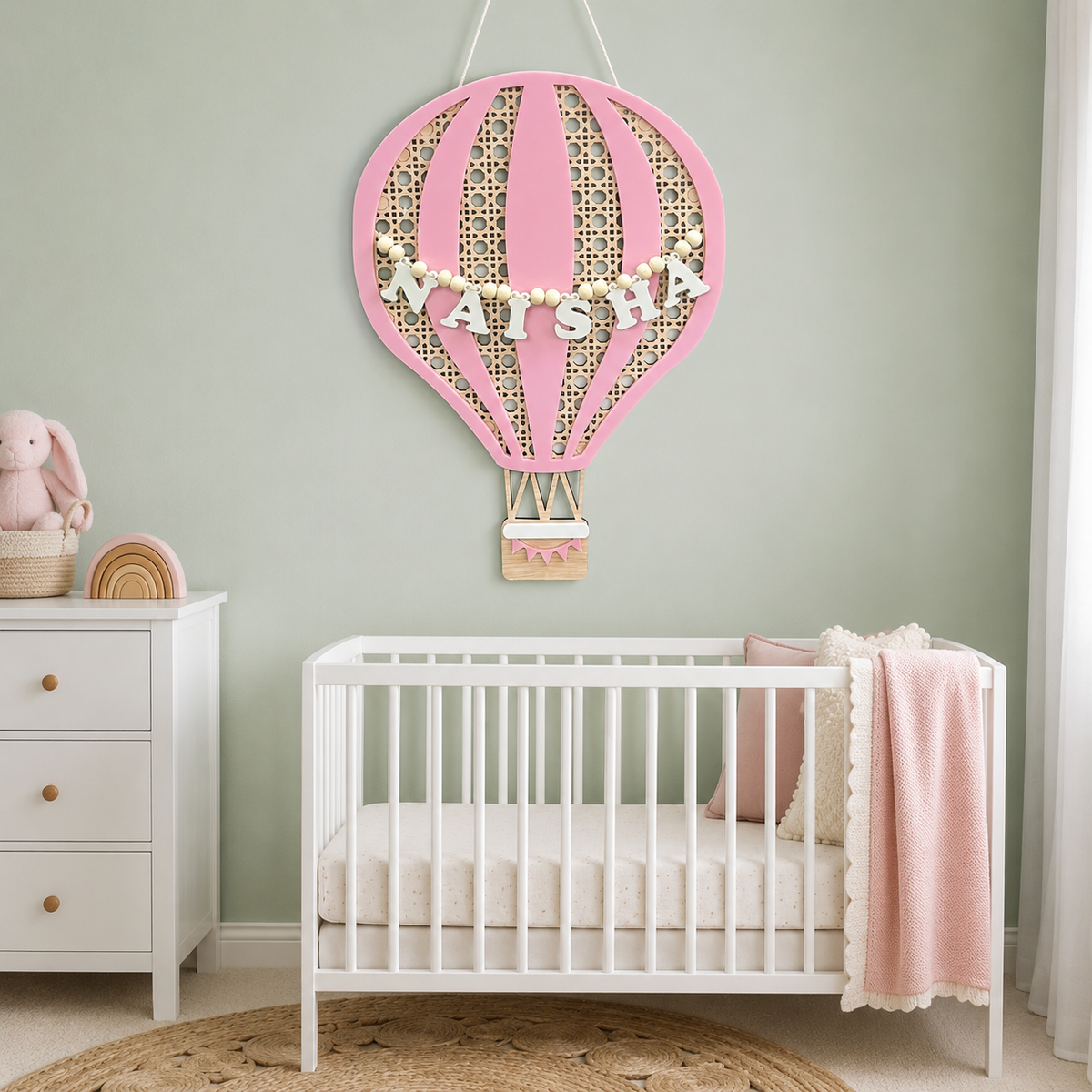 Hot Air Balloon Name Plaque