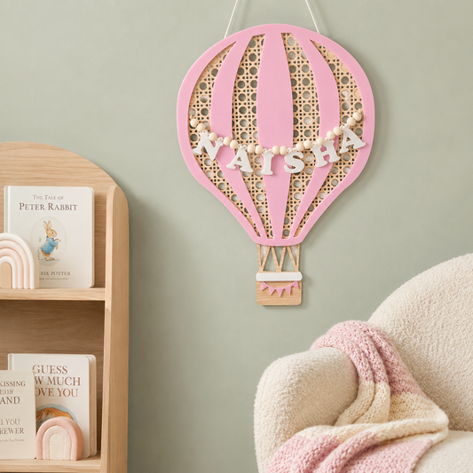 Hot Air Balloon Name Plaque