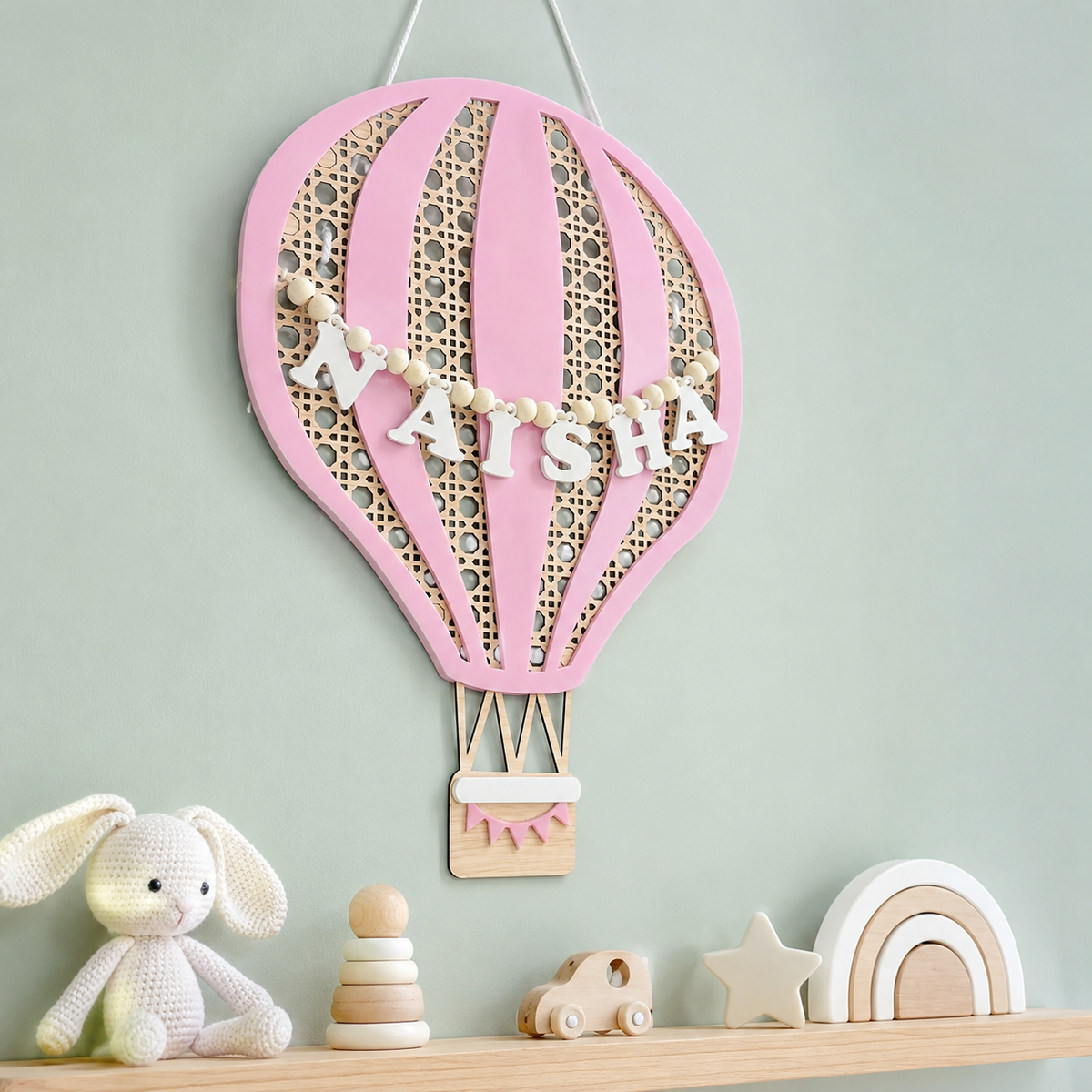 Hot Air Balloon Name Plaque