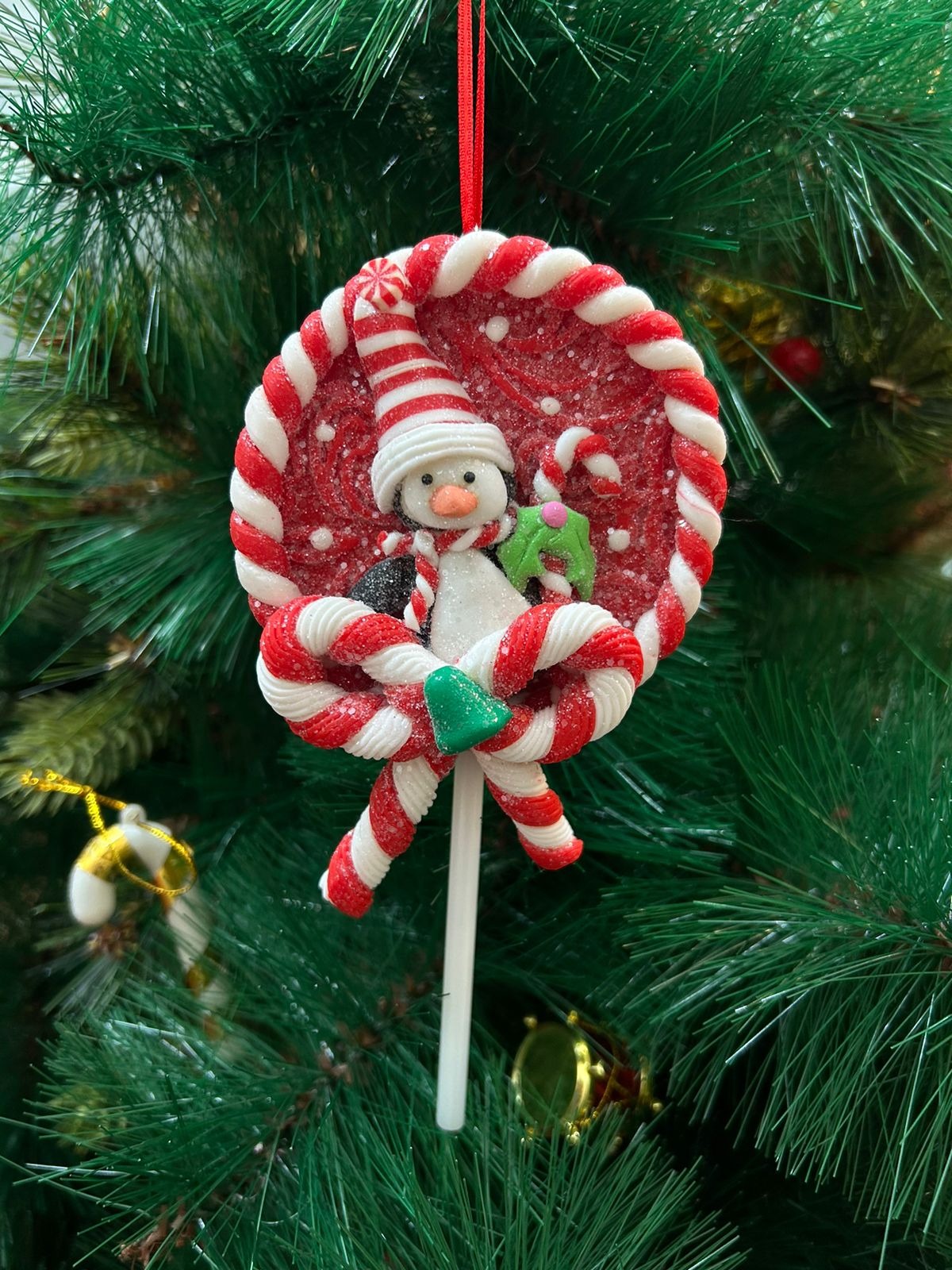 Babble Wrap Penguin Lolly Ornament