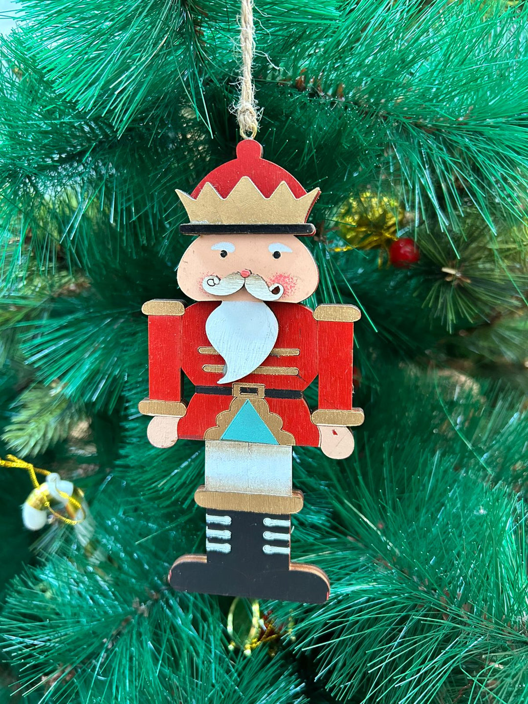 Babble Wrap Nutcracker with a Crown Ornament