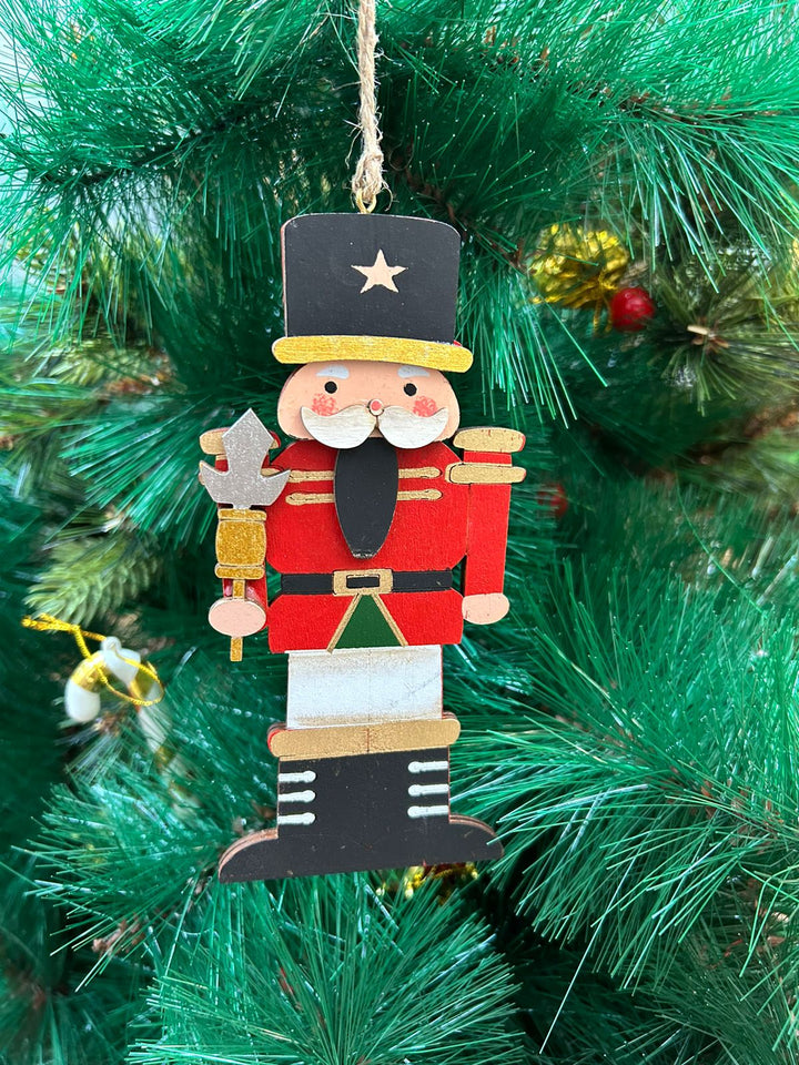 Babble Wrap Nutcracker with a Black Hat Ornament