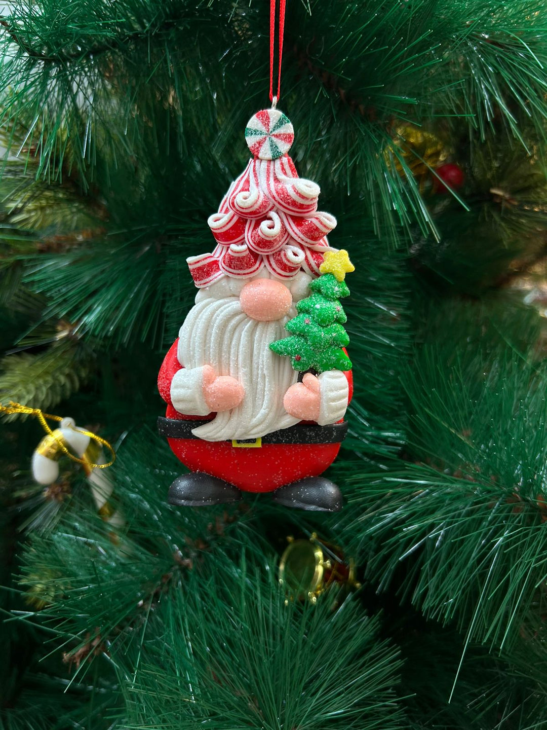 Babble Wrap Gnome with a Tree Ornament