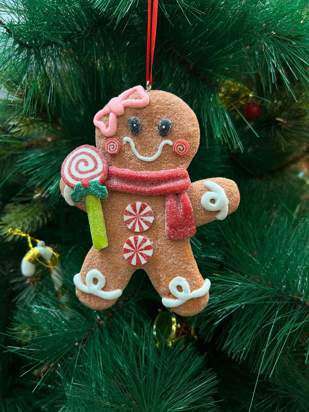 Gingerbread with a Muffler Ornament