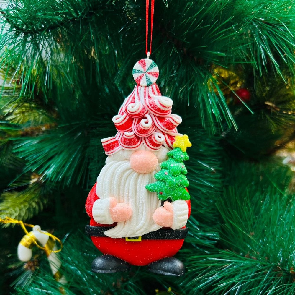 Babble Wrap Gnome with a Tree Ornament