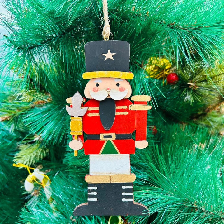 Babble Wrap Nutcracker with a Black Hat Ornament