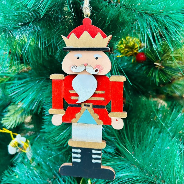 Babble Wrap Nutcracker with a Crown Ornament