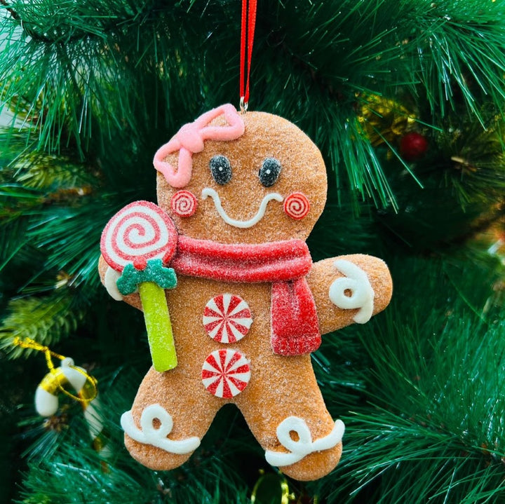 Gingerbread with a Muffler Ornament
